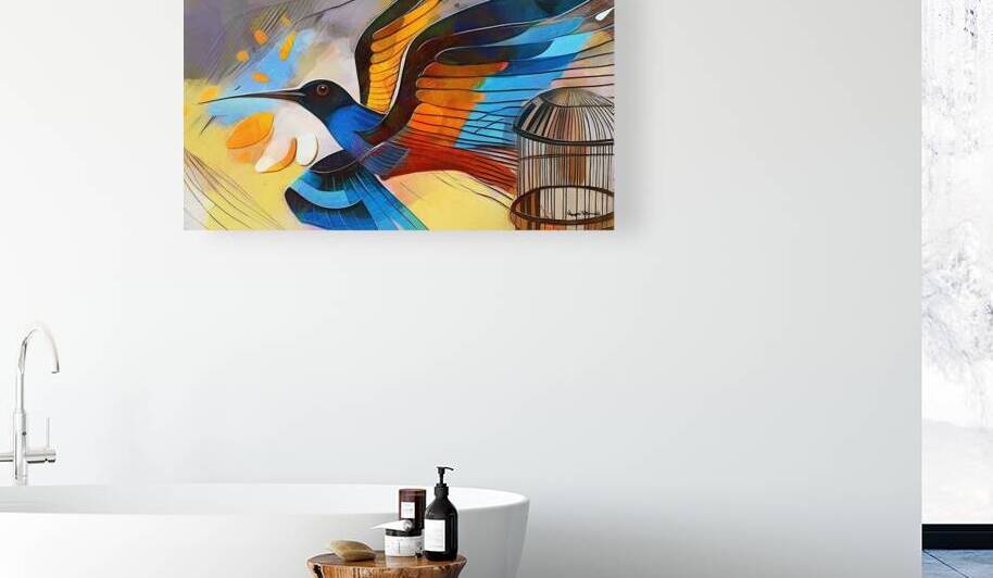 Uncaged and Free by Wayne Pascall Art